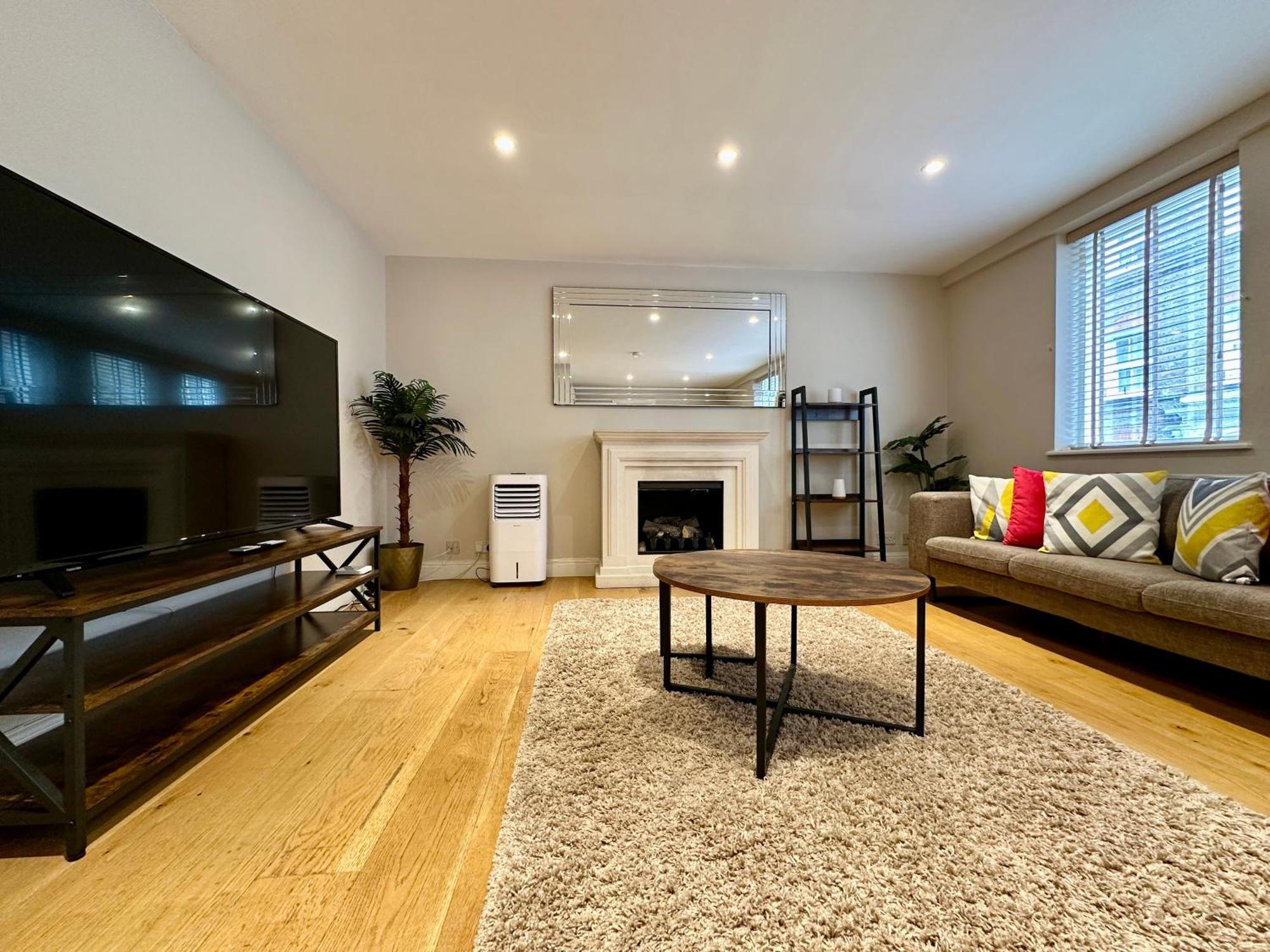 Apartment Kensington 2bed Stucco Bright Large High Ceilings - Luxurylondonstays