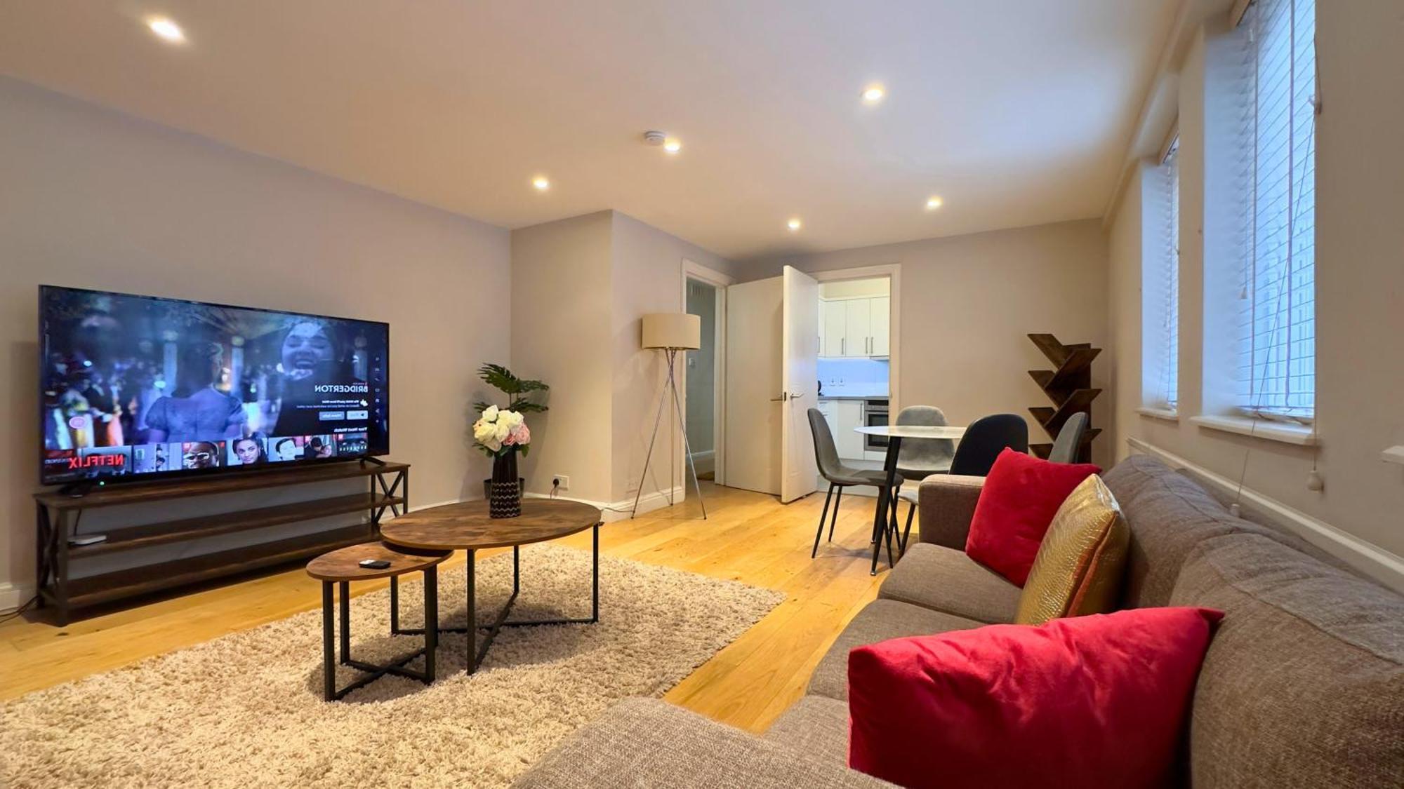 Appartamento Kensington 2bed Stucco Bright Large High Ceilings - Luxurylondonstays *