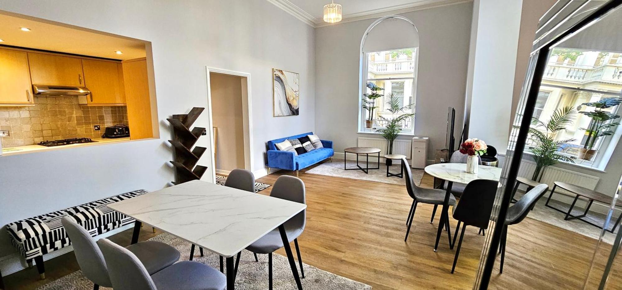 Kensington 2bed Stucco Bright Large High Ceilings - Luxurylondonstays * Londra